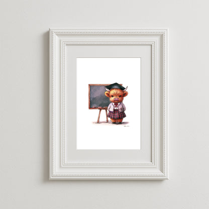 Miss Moo Art Print