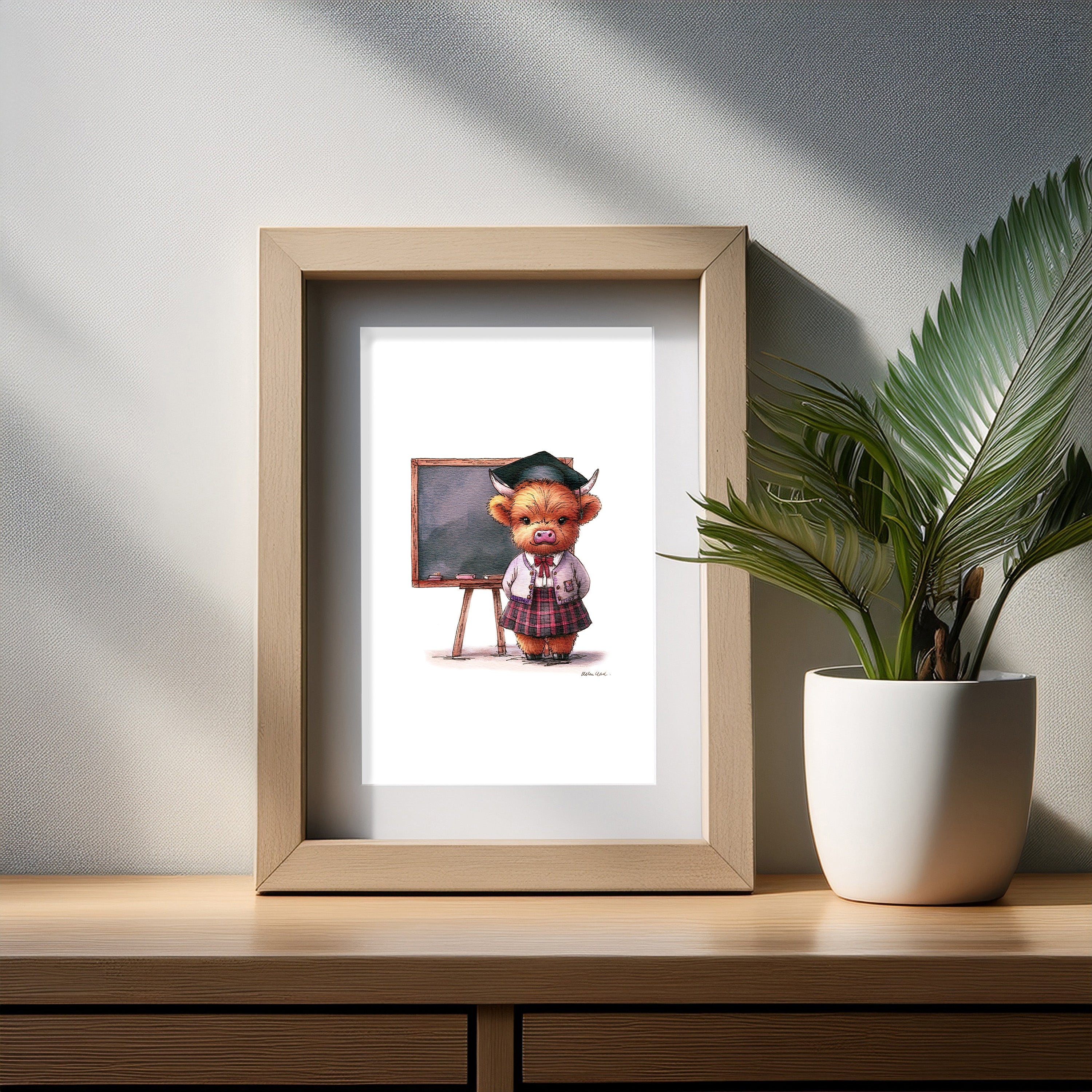 Miss Moo Art Print