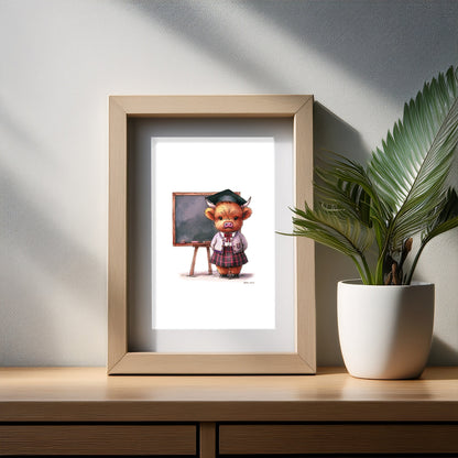 Miss Moo Art Print