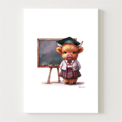 Miss Moo Canvas