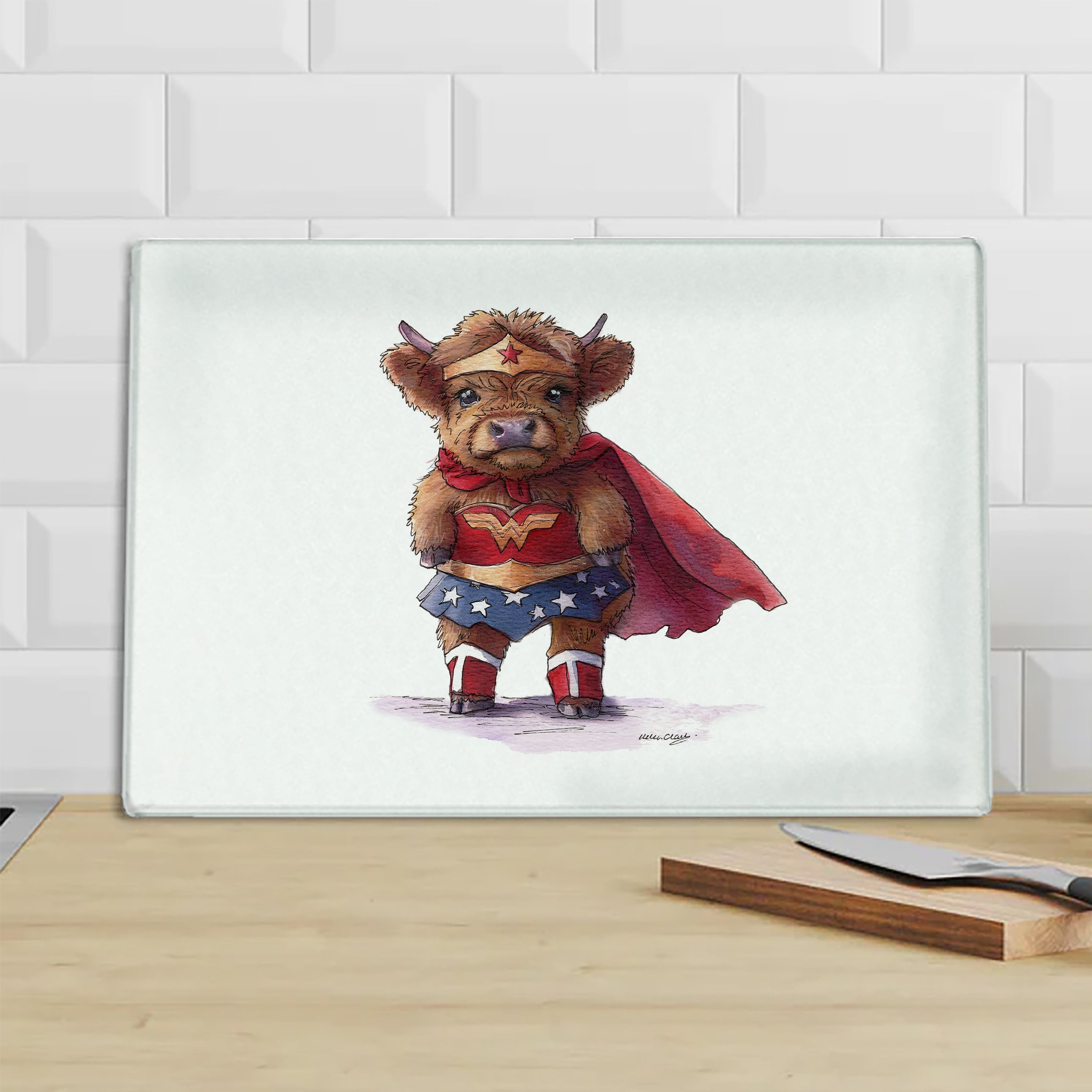 Miss Wonder Moo Chopping Board