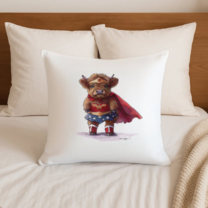 Miss Wonder Moo Cushion