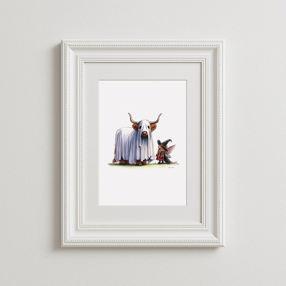 Moo Boo Art Print