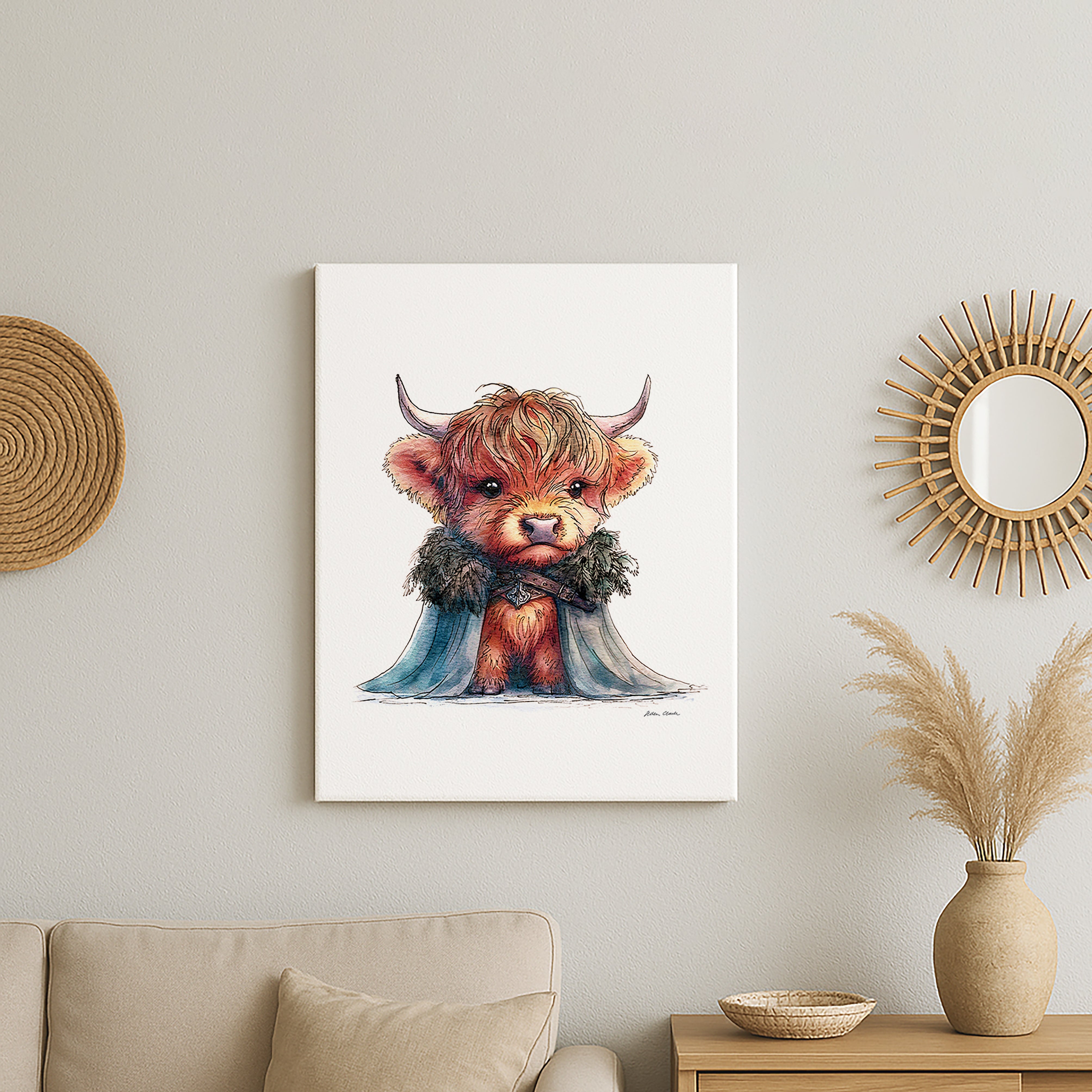 Moo Of The North Canvas