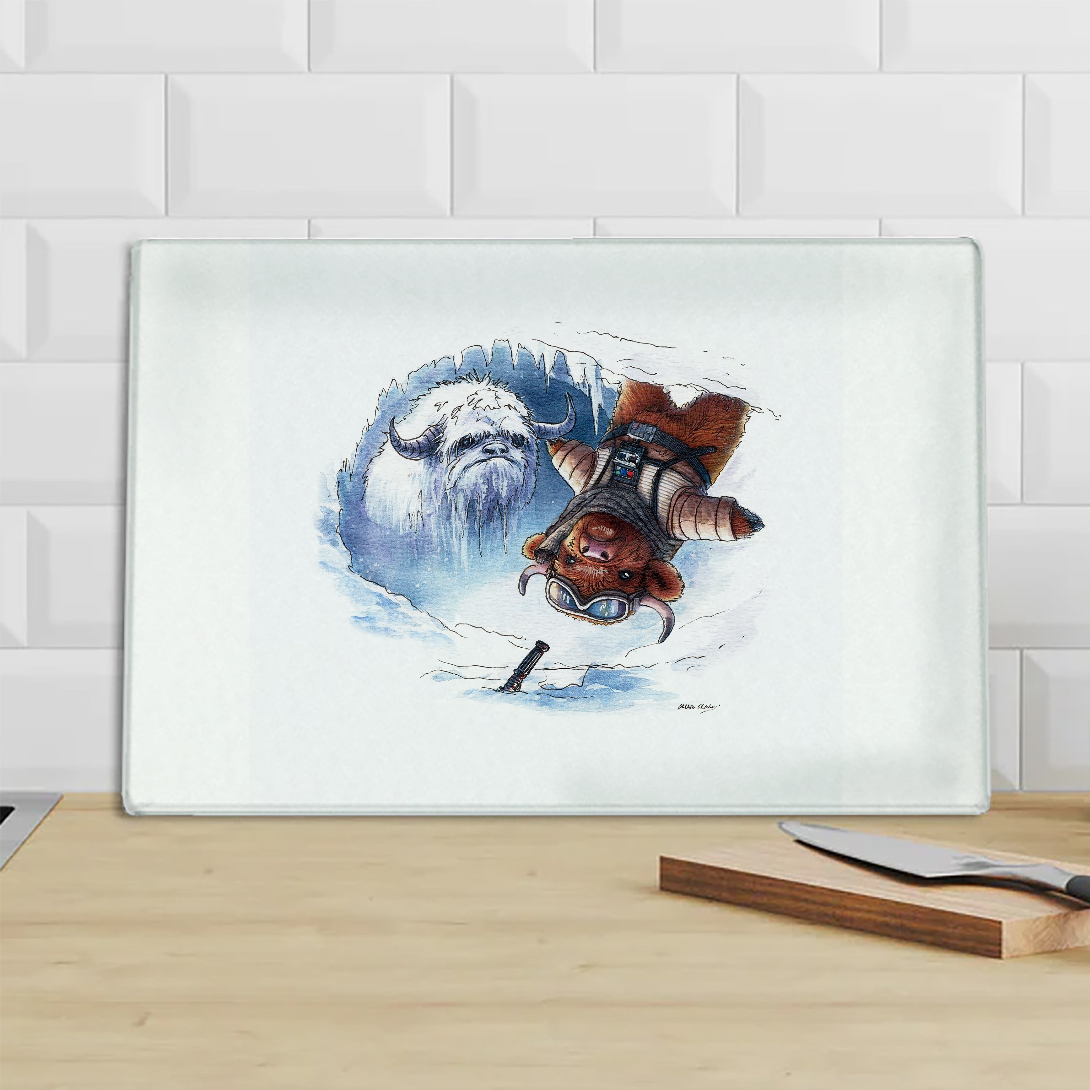 Moo Skywalker The Wampa's Lair Chopping Board