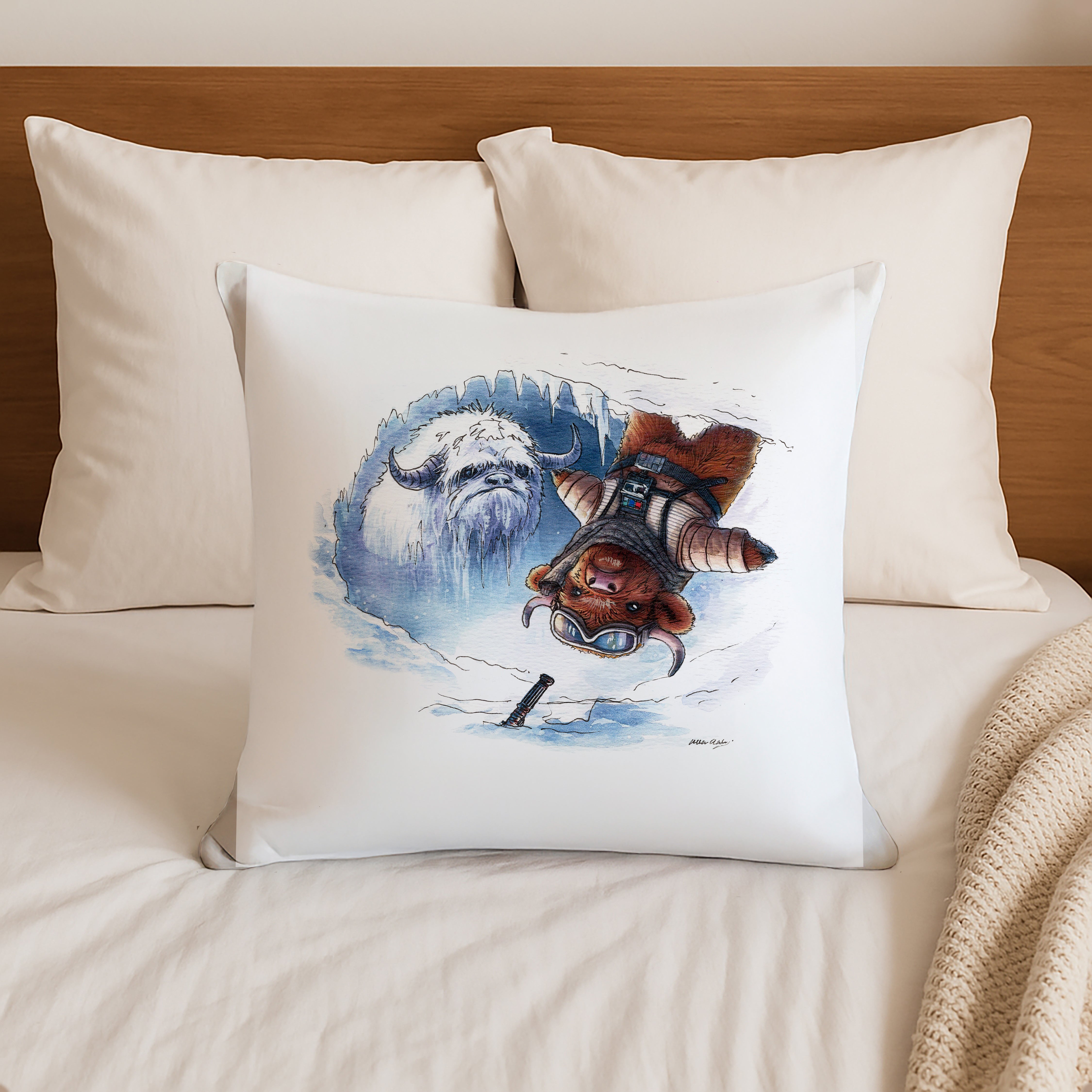 Moo Skywalker The Wampa's Lair Cushion
