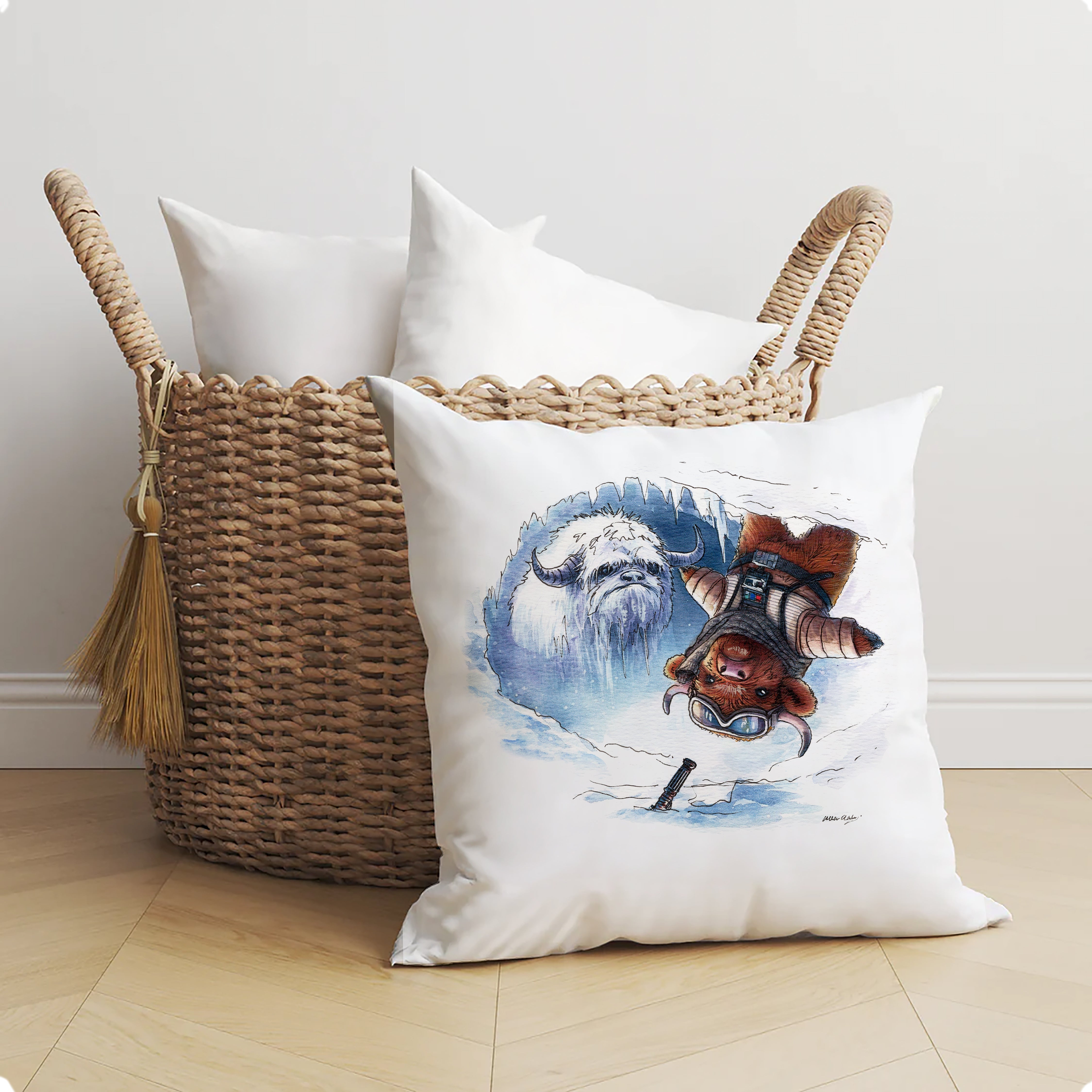 Moo Skywalker The Wampa's Lair Cushion