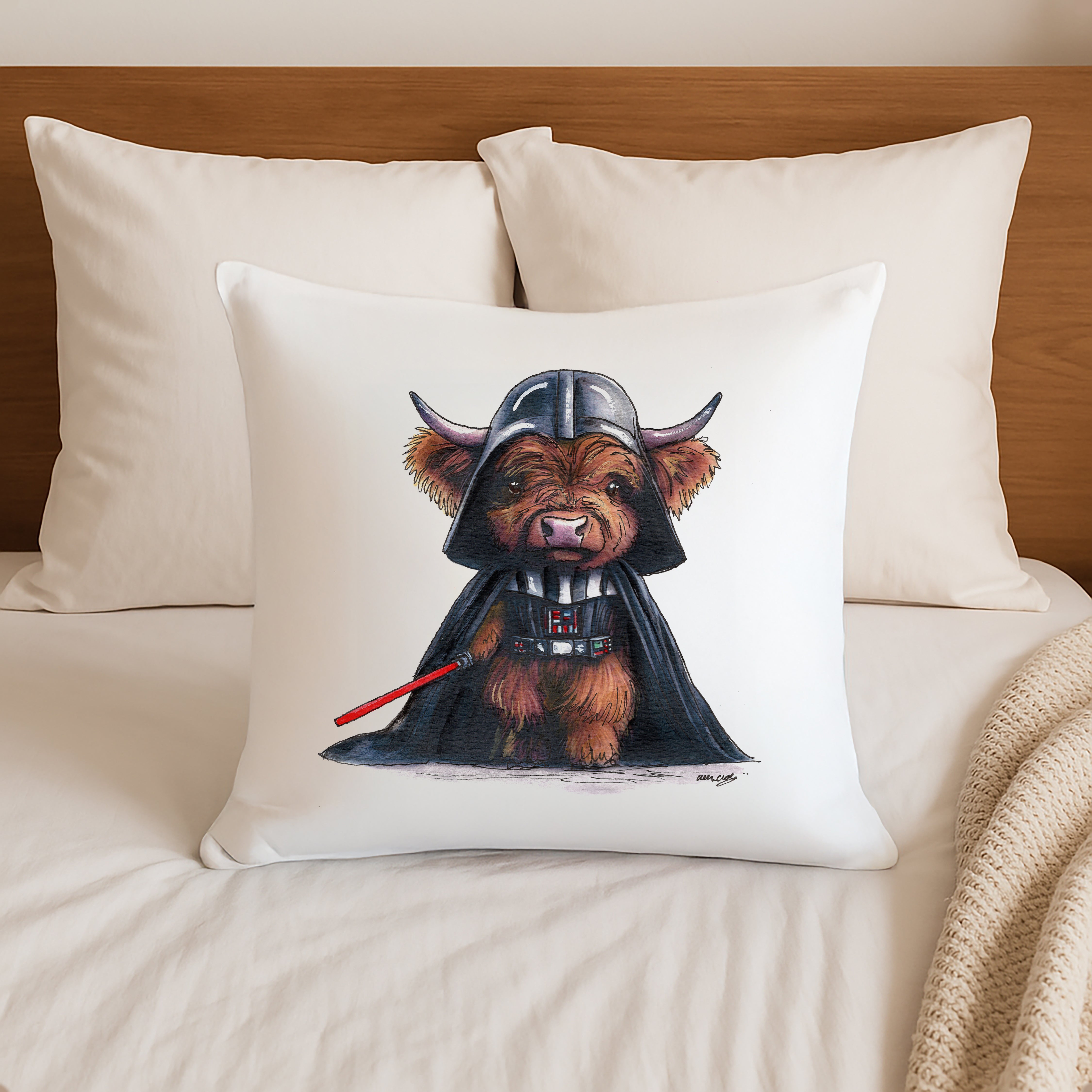 Moo Vader Cushion