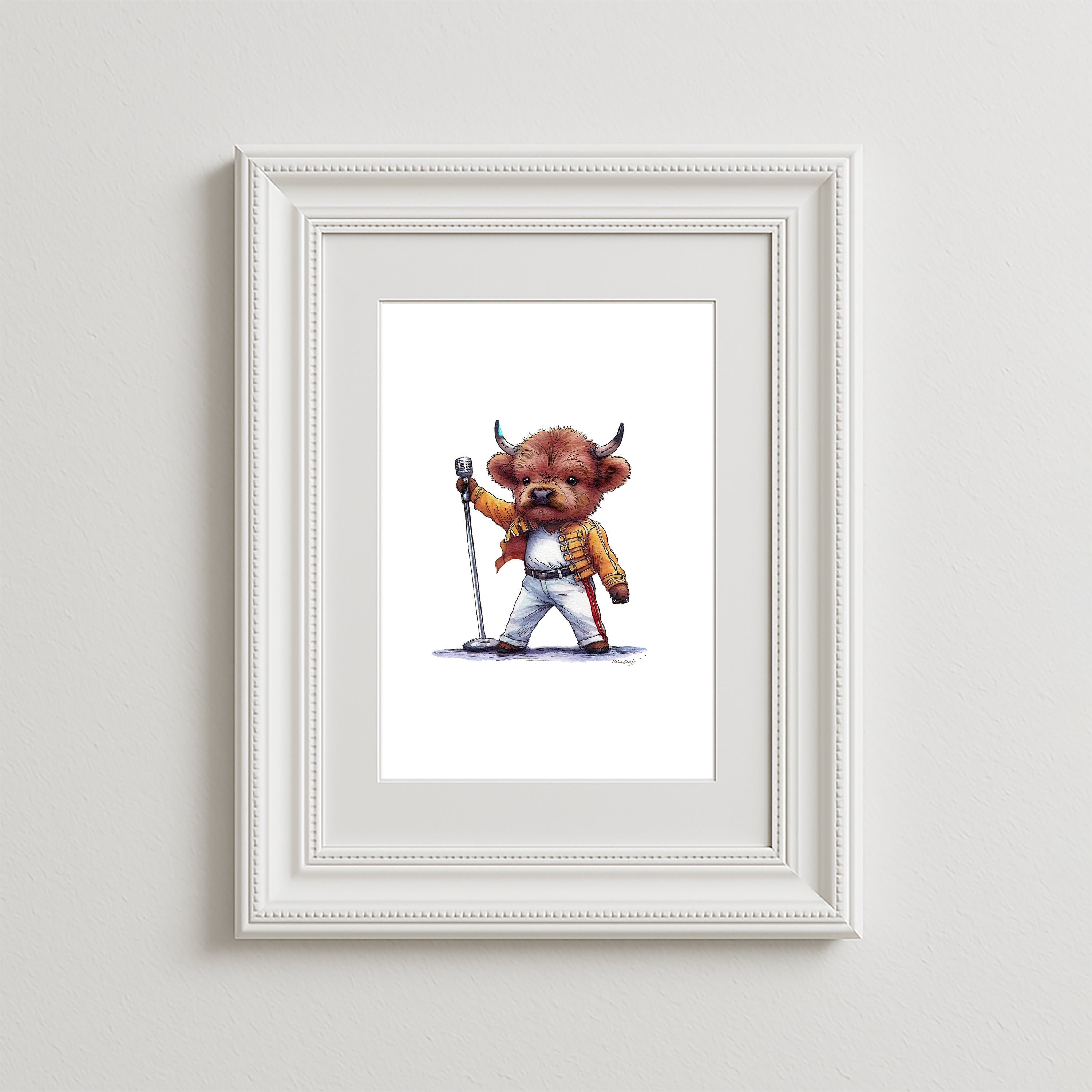 Moonificent Freddie Art Print