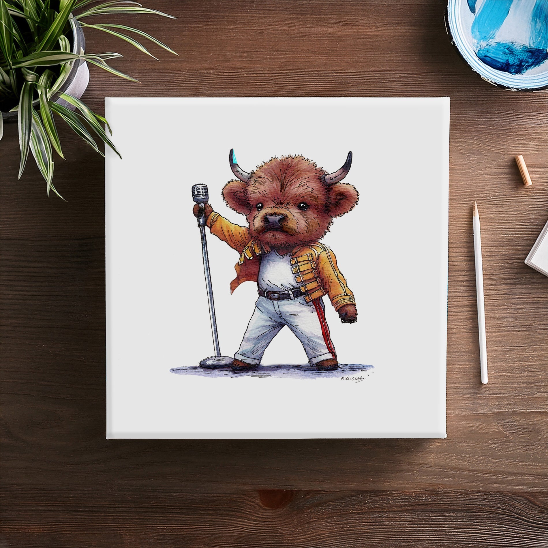 Moonificent Freddie Canvas