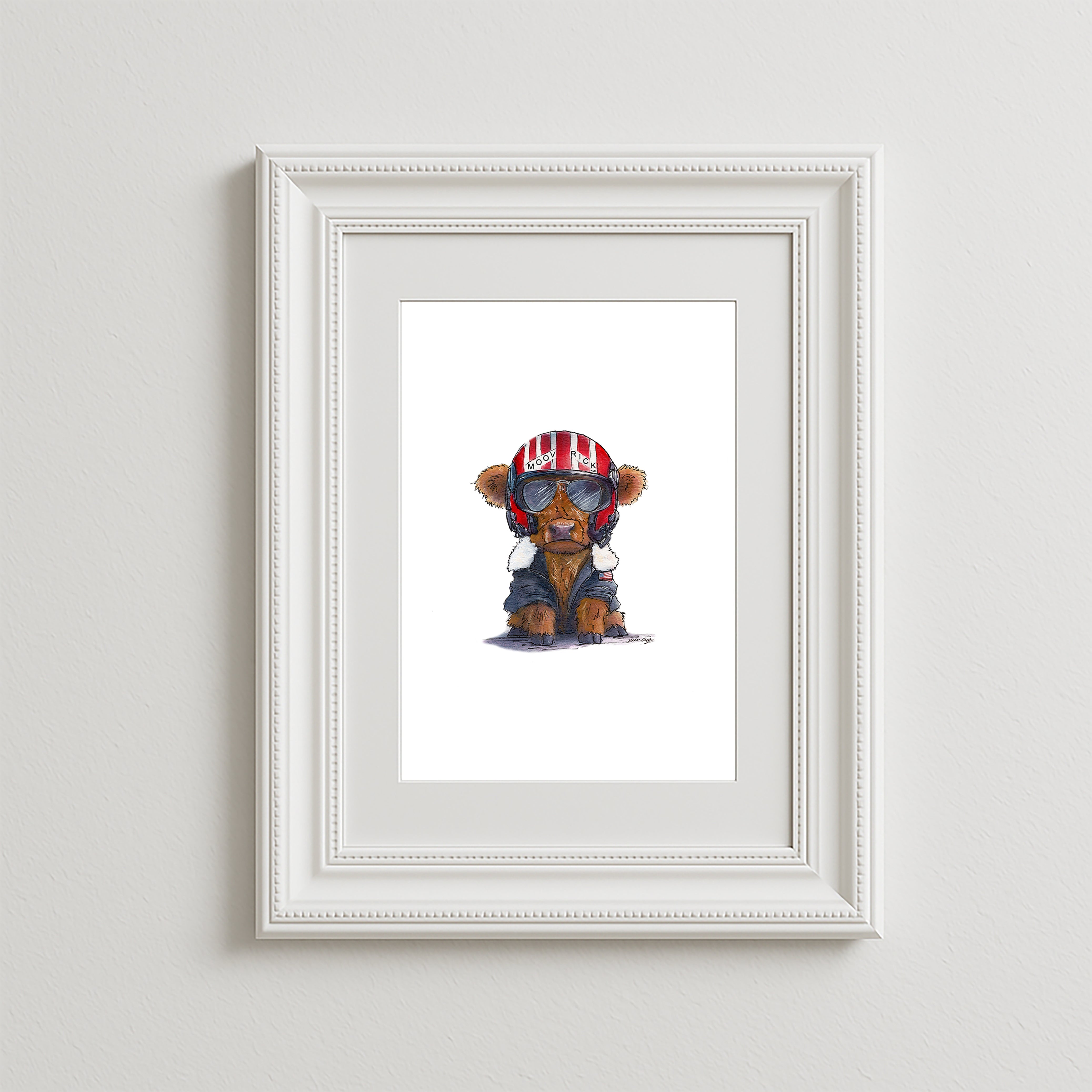 Mooverick Art Print