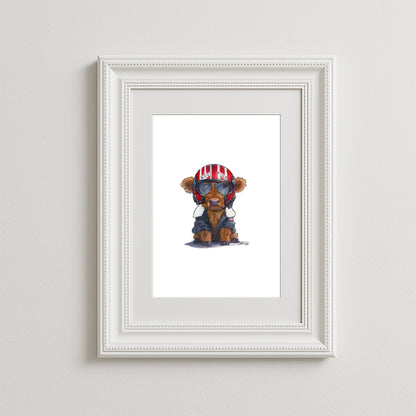 Mooverick Art Print