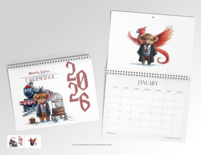 Moowarts Express 2026 Calendar