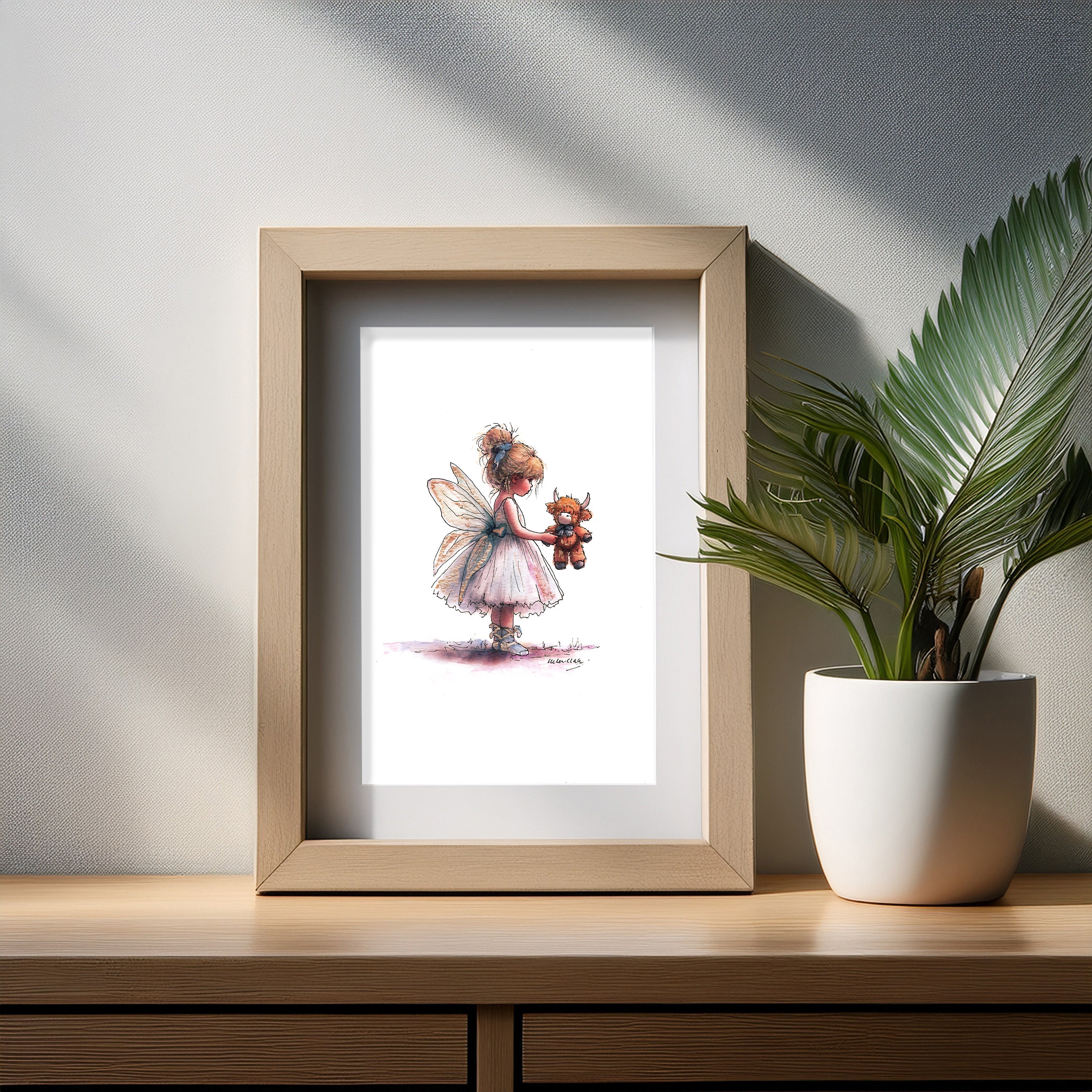 My Little Friend Fairy Art Print