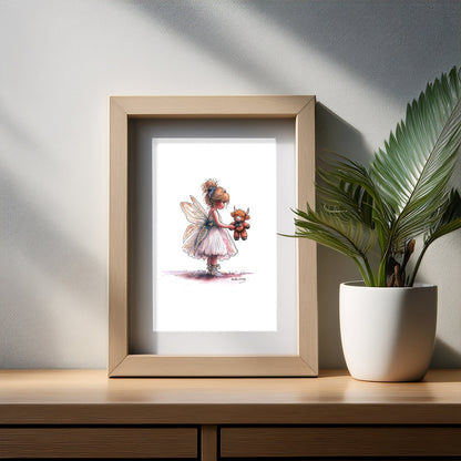 My Little Friend Fairy Art Print