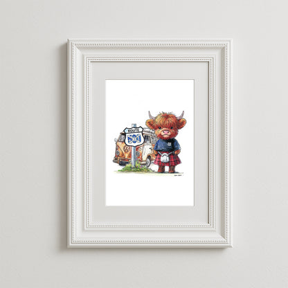 NC500 Moo Art Print