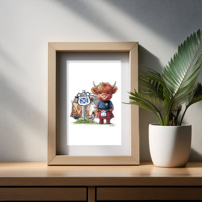 NC500 Moo Art Print