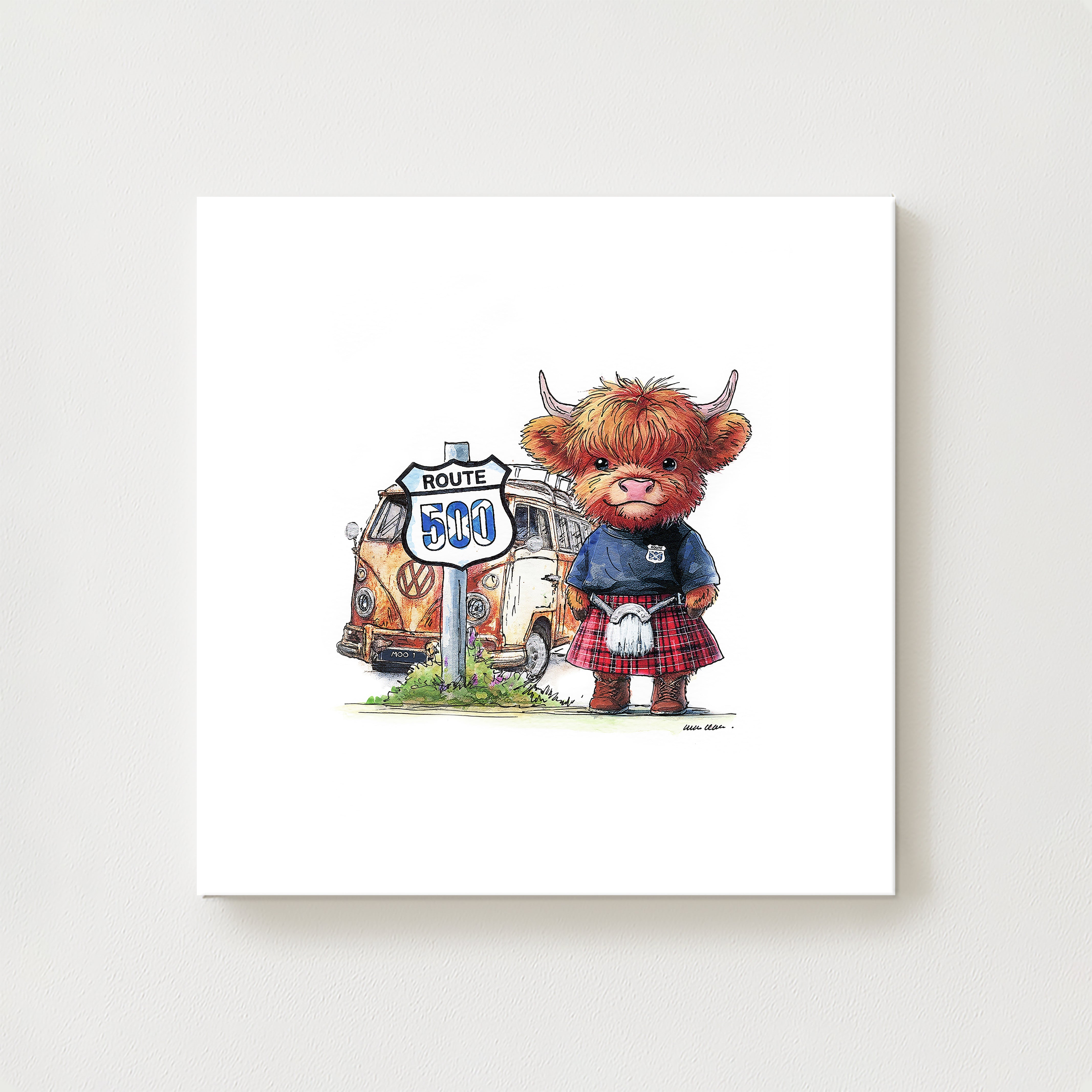 NC500 Moo Canvas