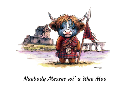 Naebody Messes Wi' A Wee Moo Tote Bag