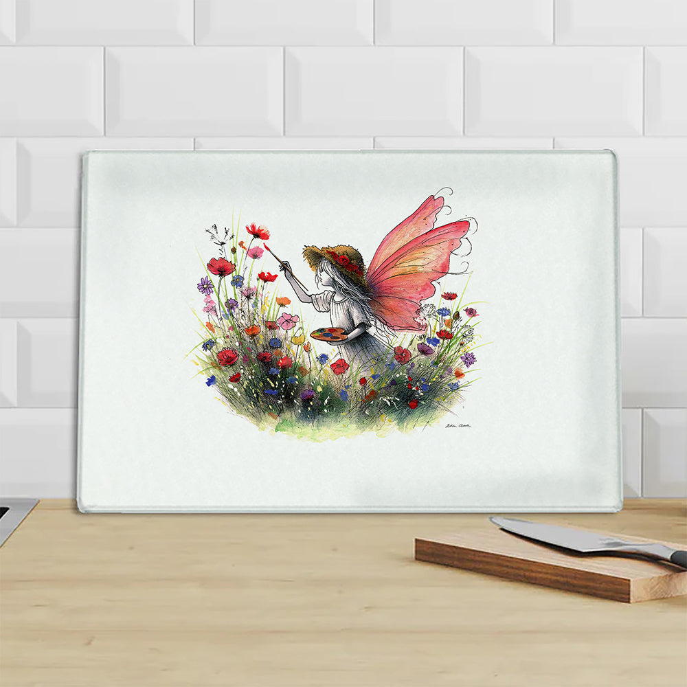 Natures Paintbox Chopping Board
