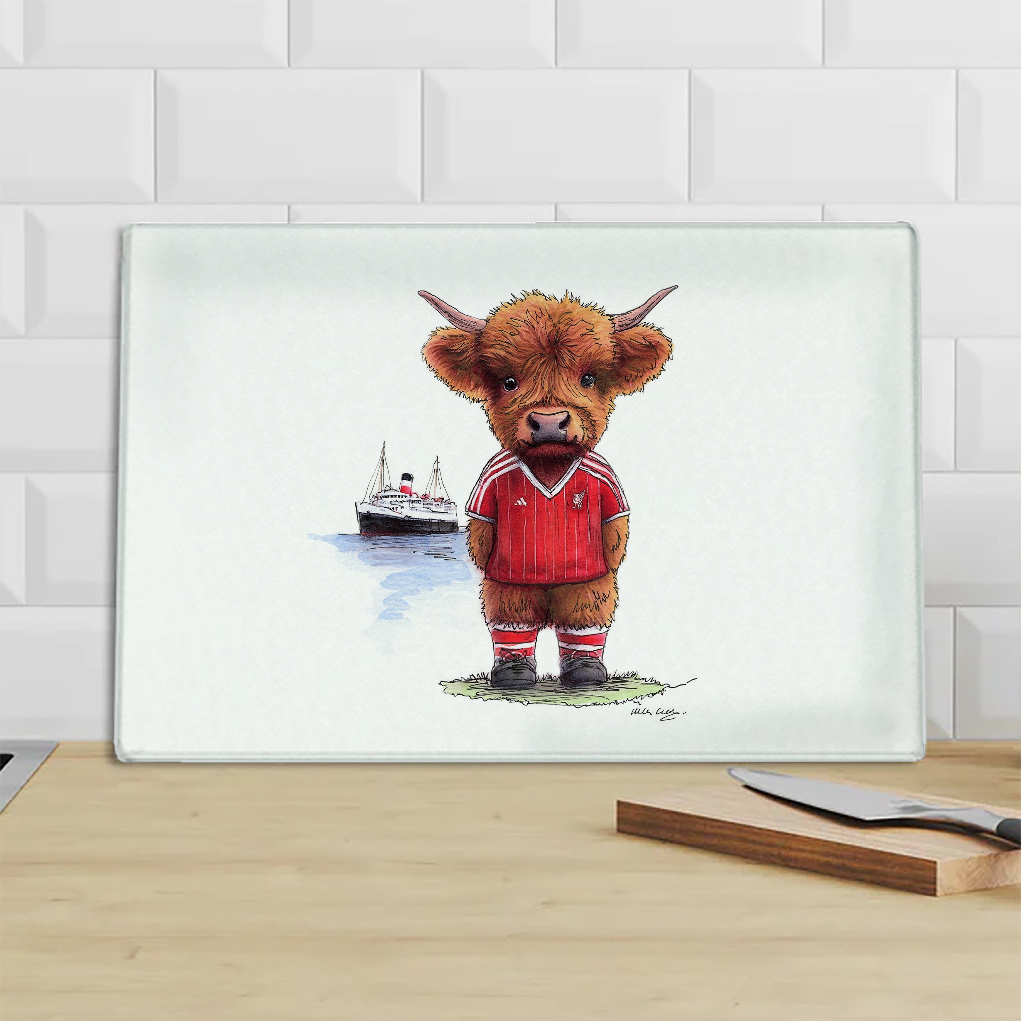 Never Walk Alone Chopping Board