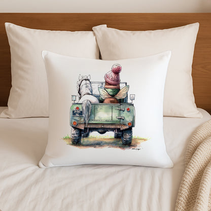 Off To The Pony Club Cushion