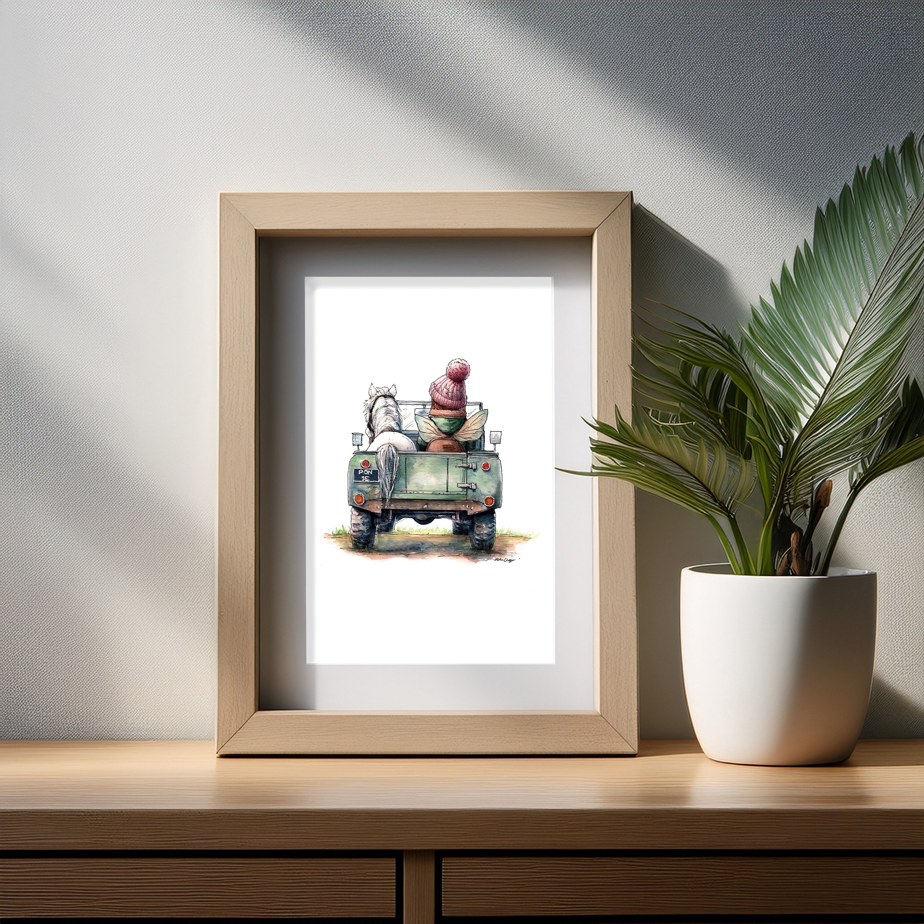 Off To The Pony Club Art Print