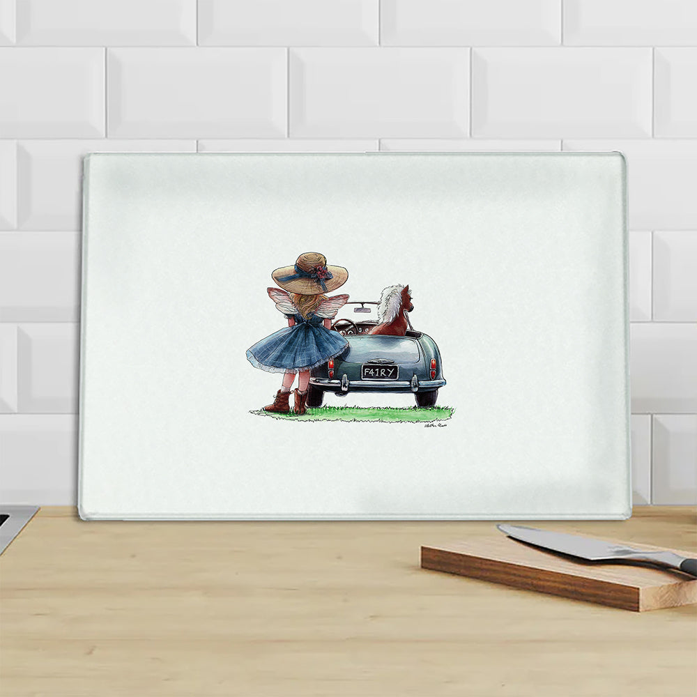 Off To The Races Chopping Board