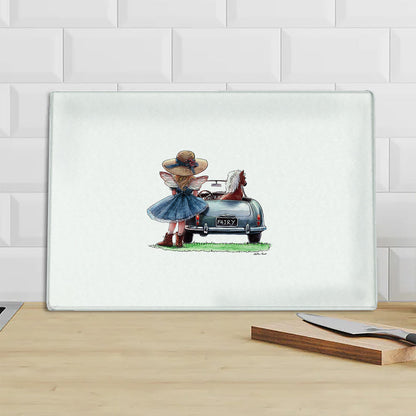 Off To The Races Chopping Board