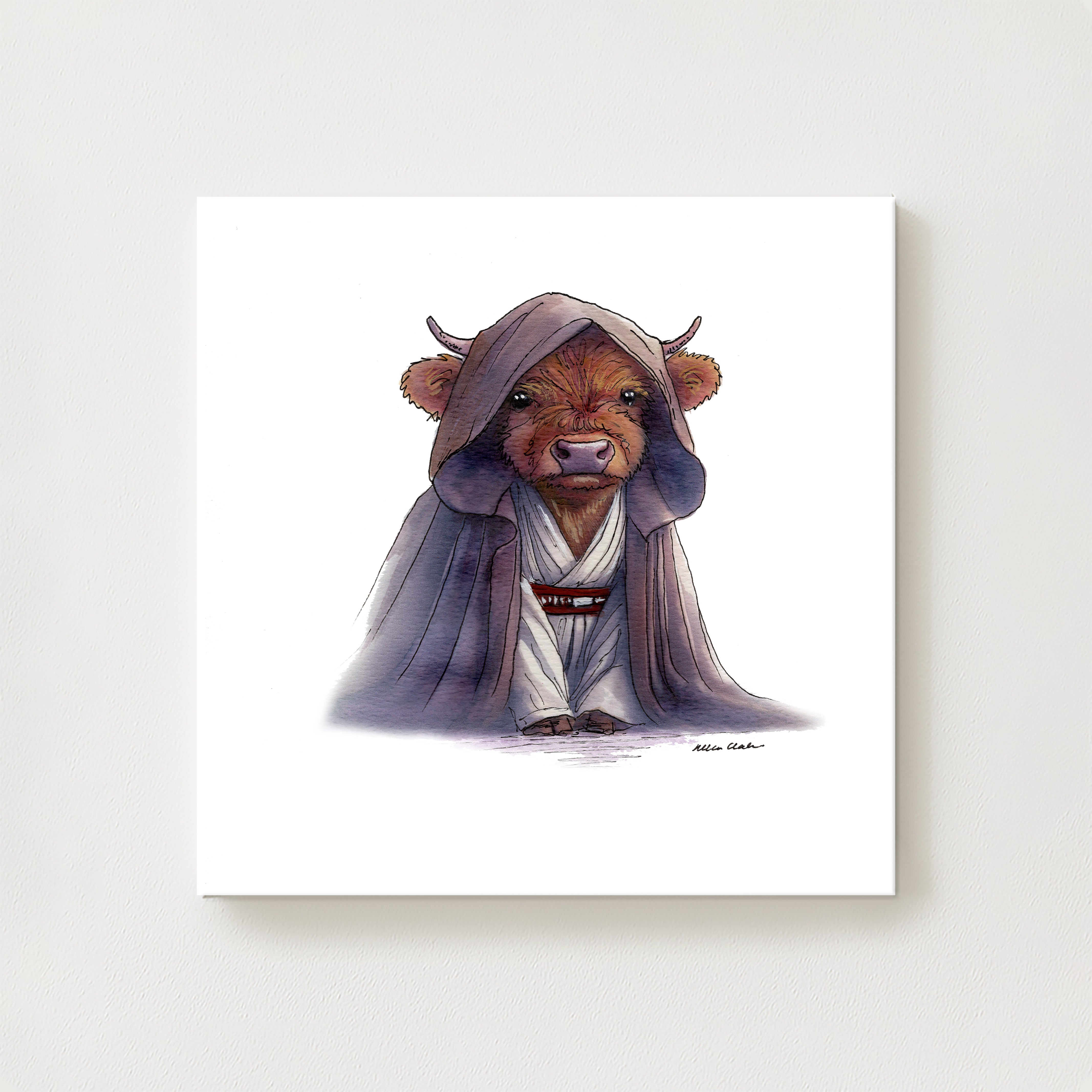 Old Moo Kamooby Canvas