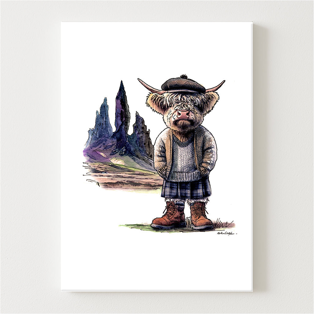 Old Moo Of Storr Canvas