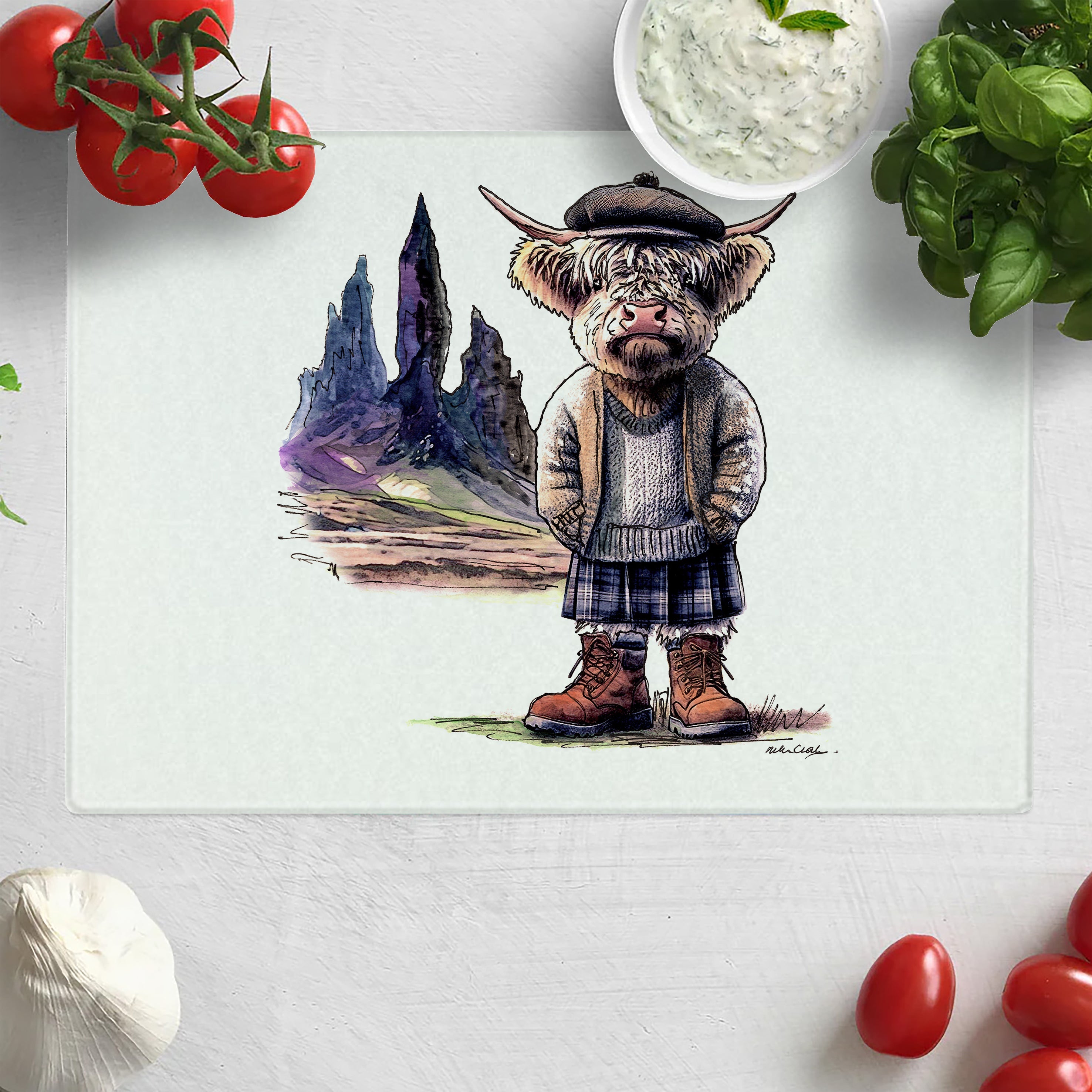 Old Moo Of Storr Chopping Board