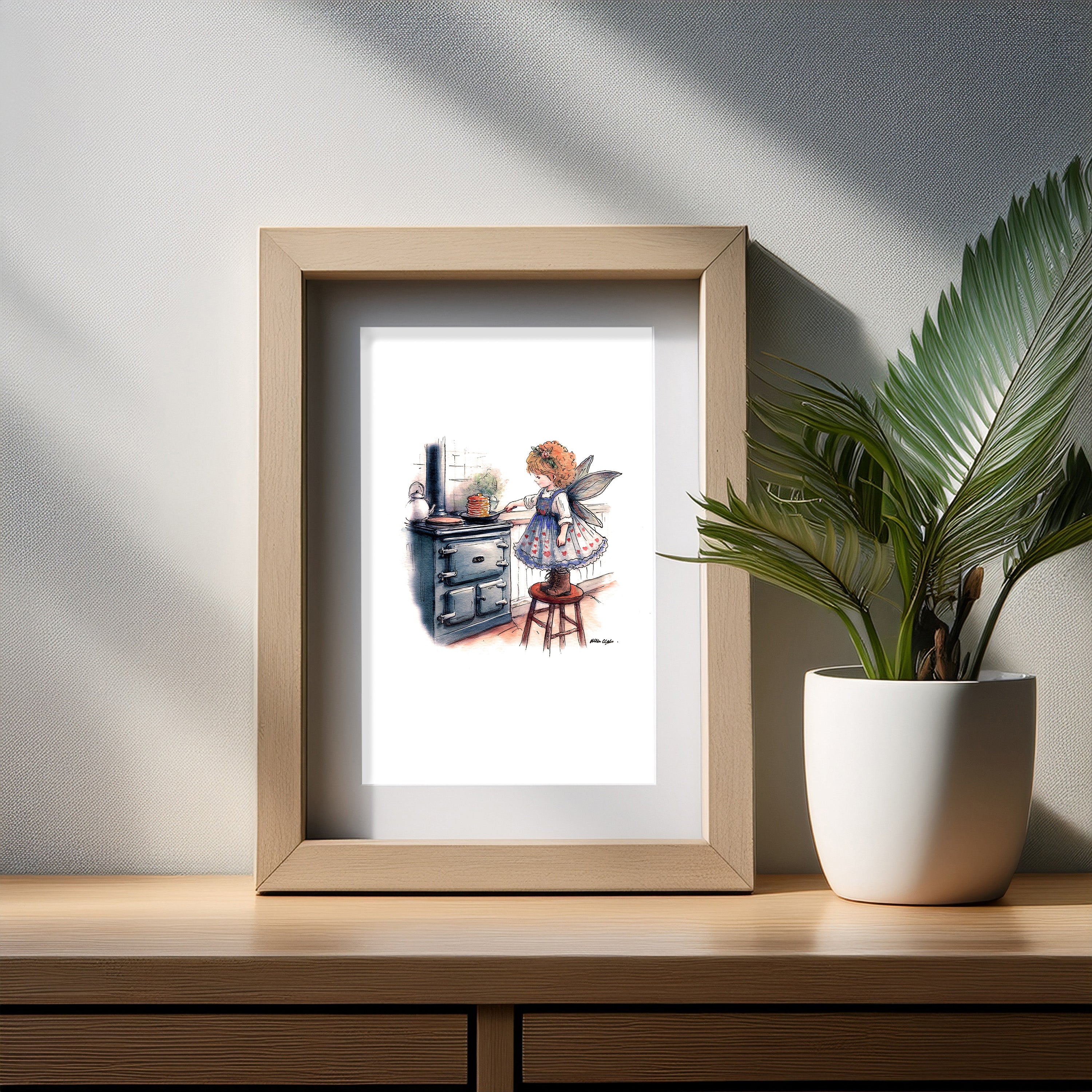 Pancake Fairy Art Print