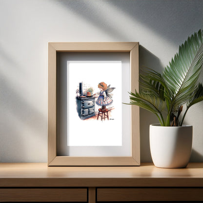 Pancake Fairy Art Print