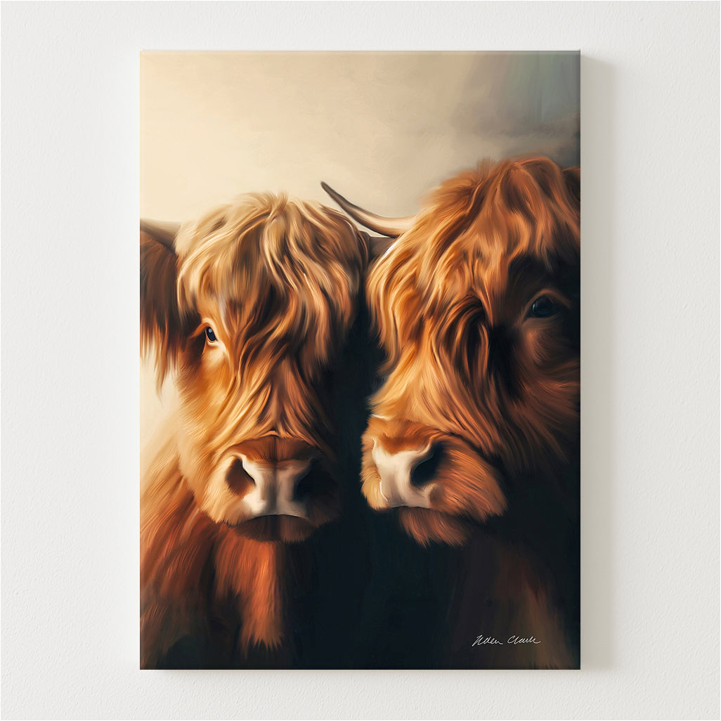 Pass of The Cattle Canvas Print