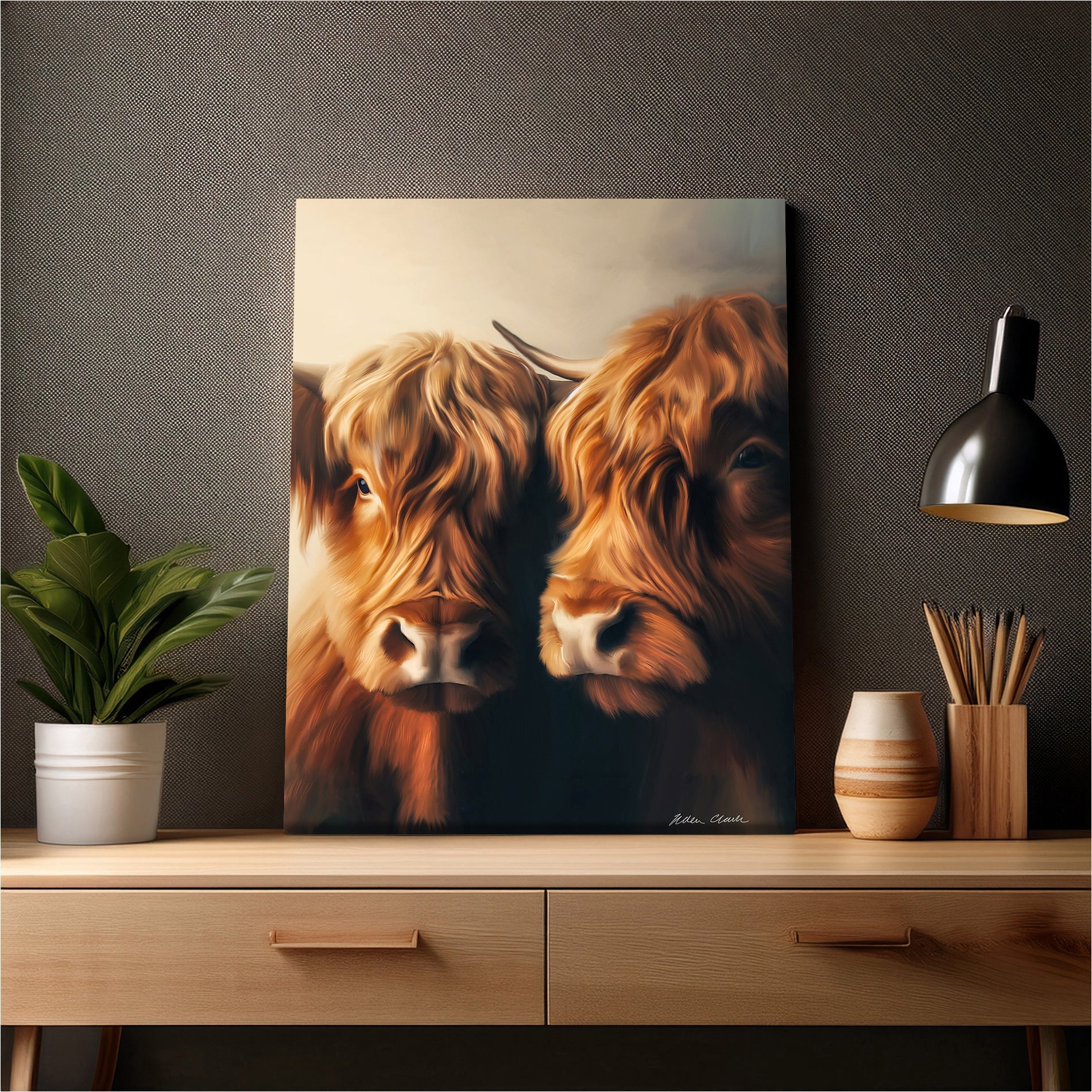 Pass Of The Cattle Canvas