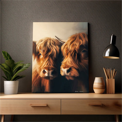 Pass Of The Cattle Canvas