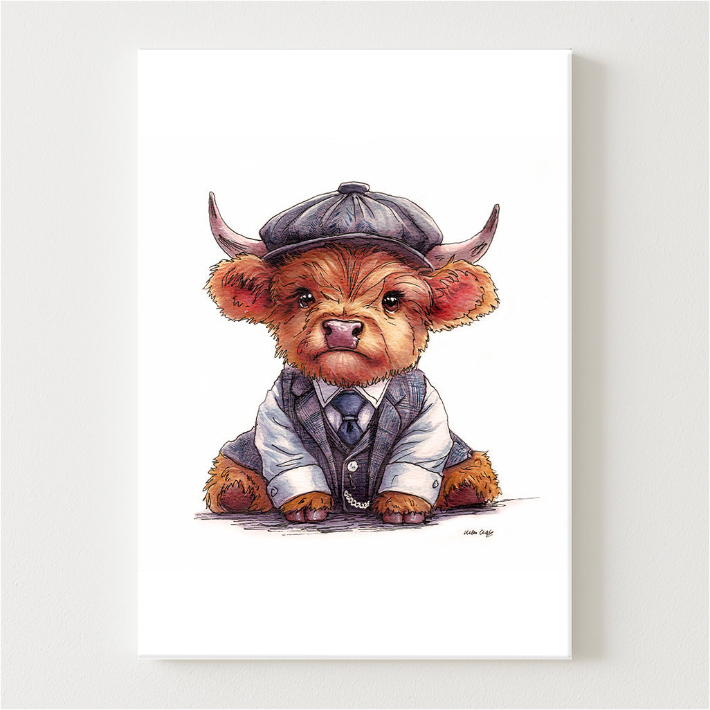 Peaky Moo Canvas