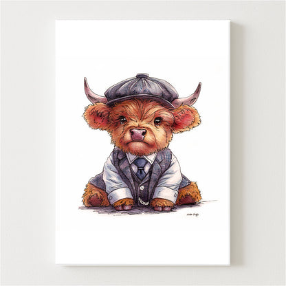 Peaky Moo Canvas