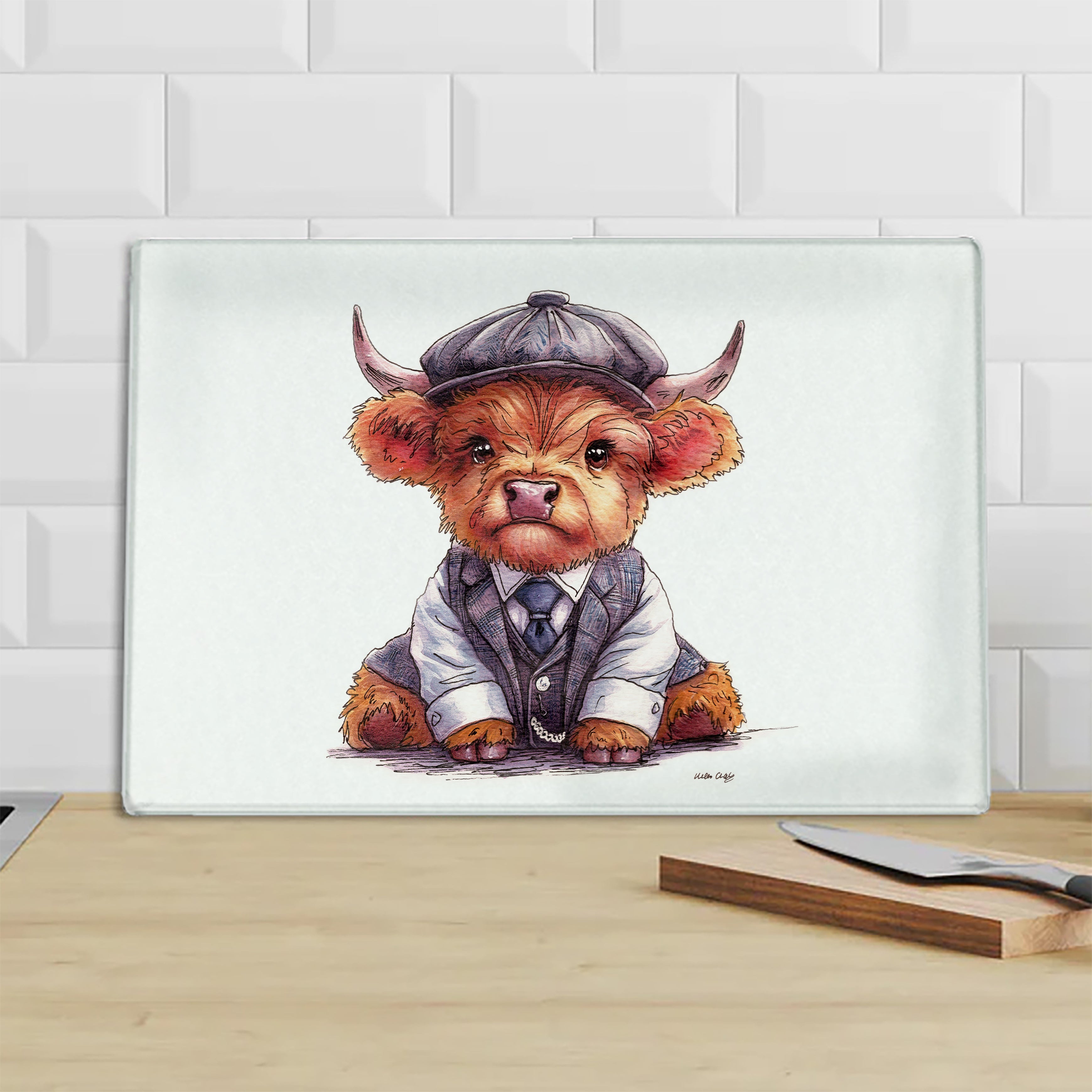 Peaky Moo Chopping Board