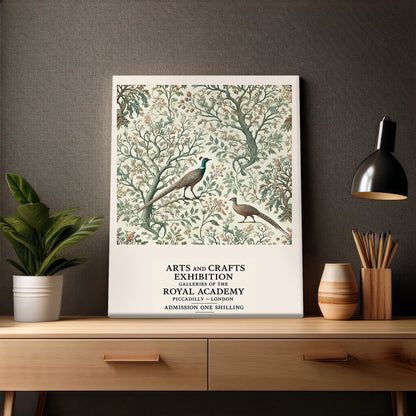 Pheasants in Foliage Canvas