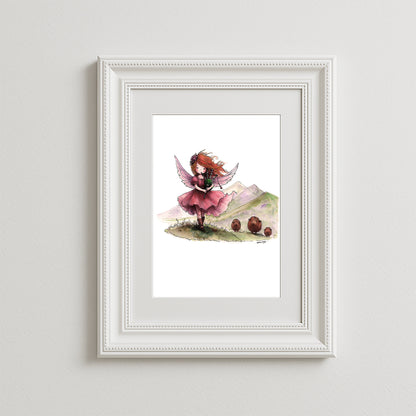 Piping The Haggis Art Print