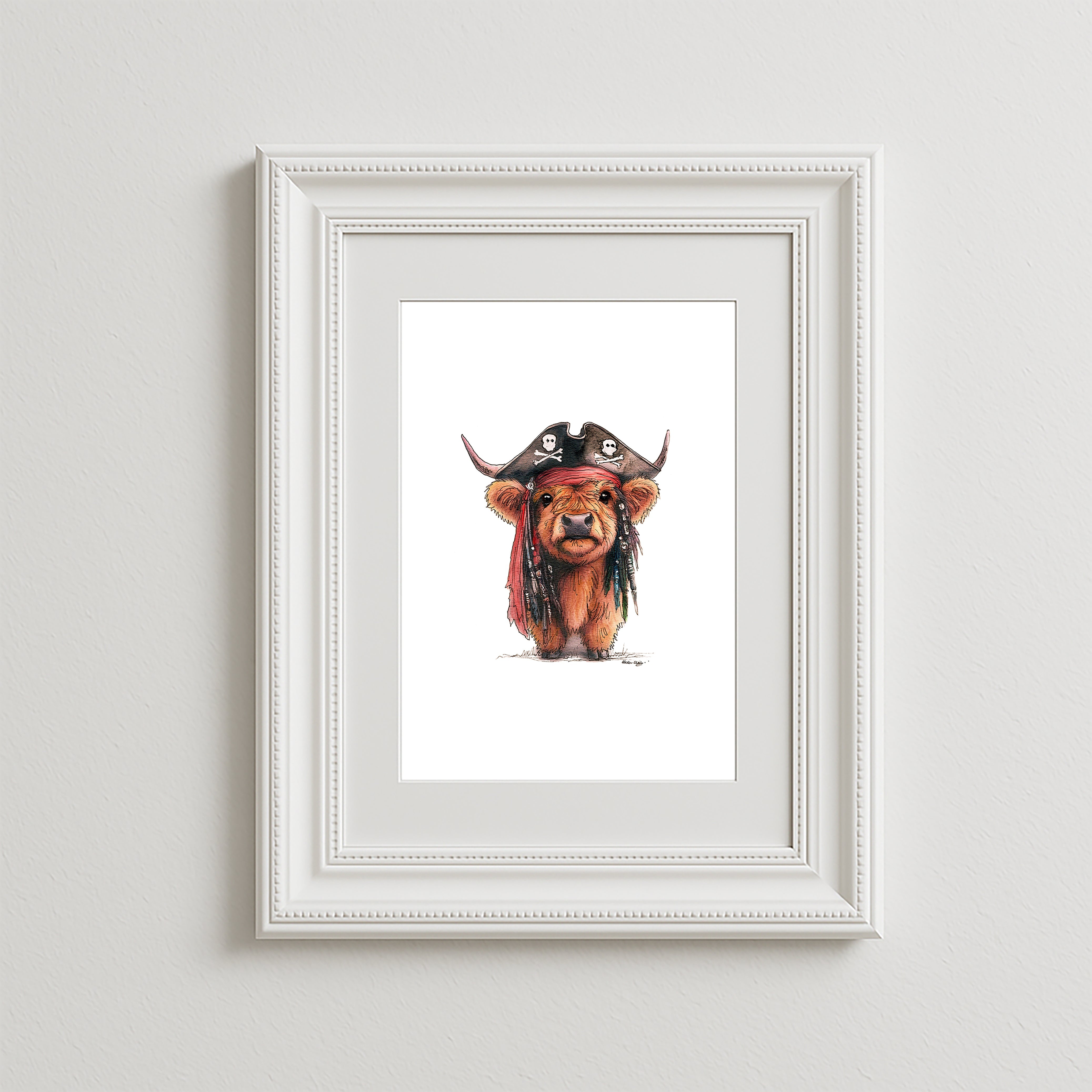 Pirates of the Moo-ra-bean Art Print