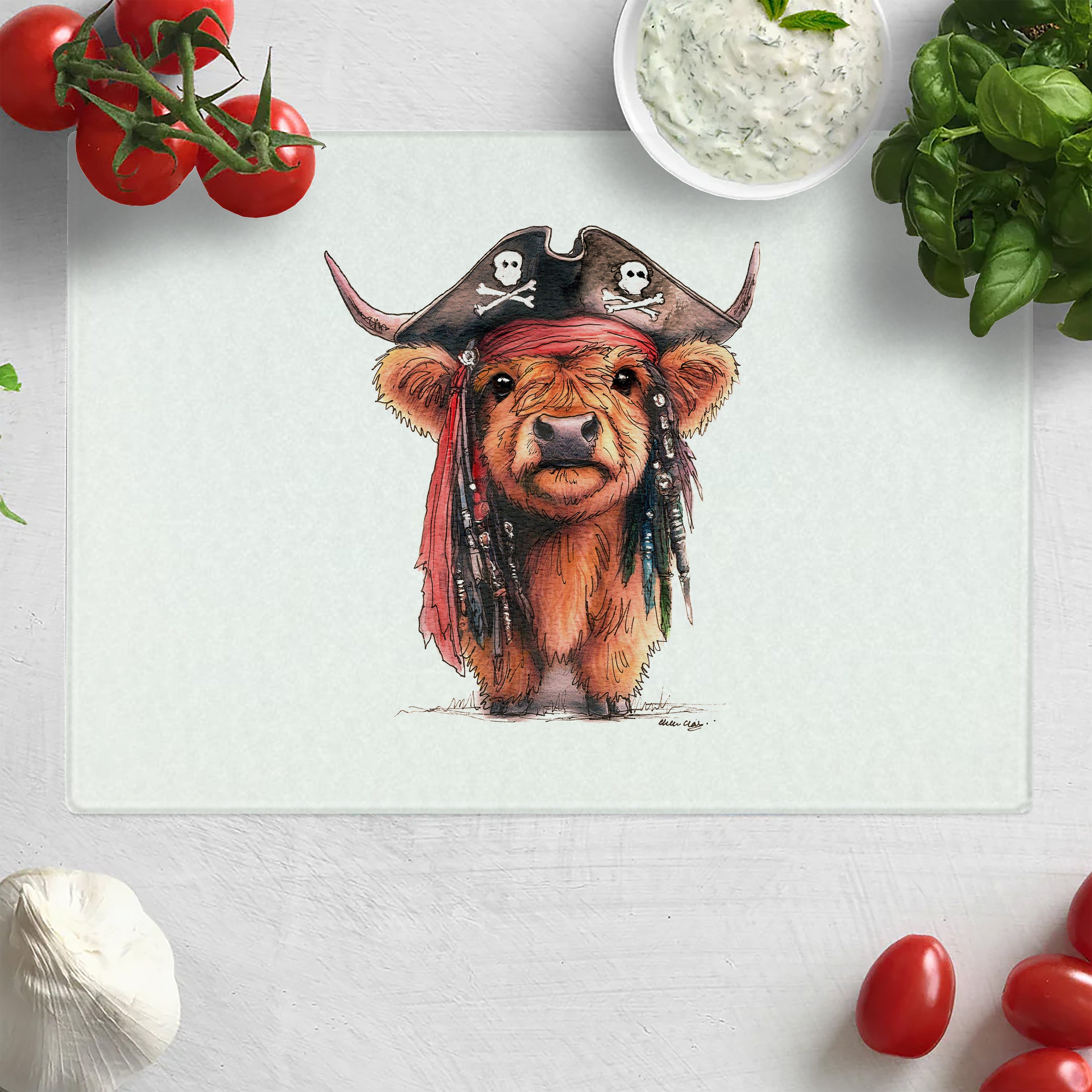 Pirates of the Moo-ra-bean Chopping Board