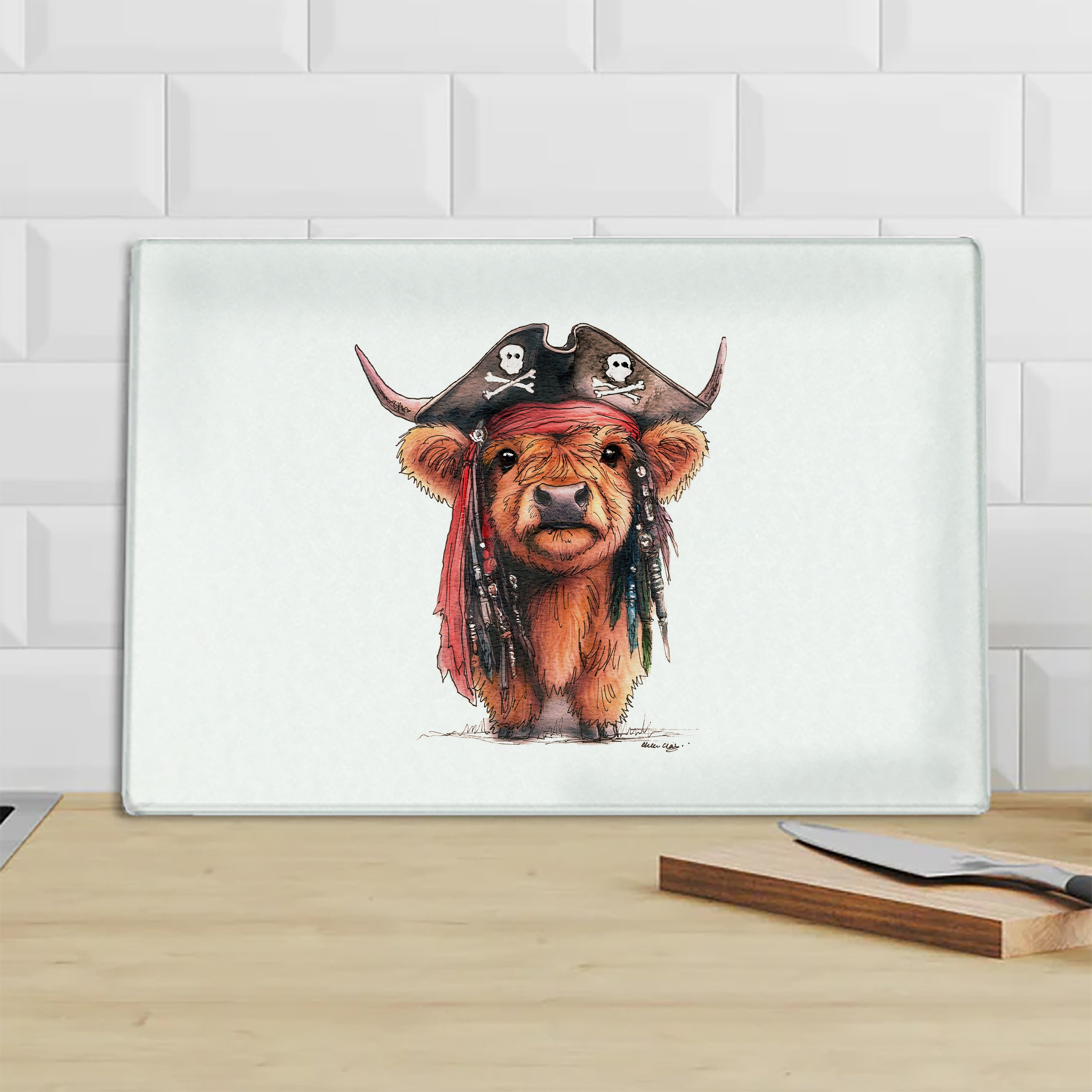 Pirates of the Moo-ra-bean Chopping Board