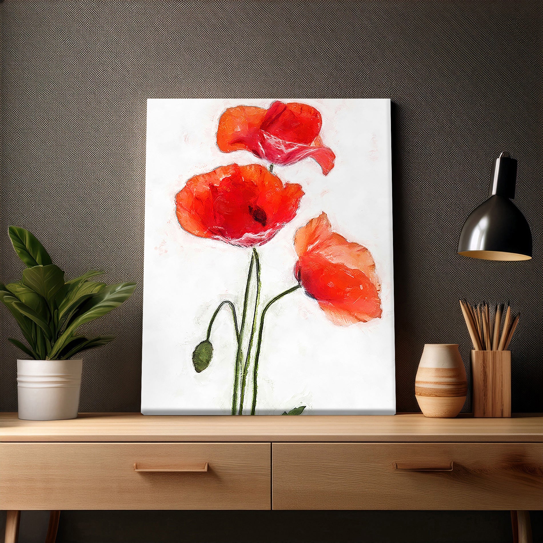 Poppy Breeze Canvas