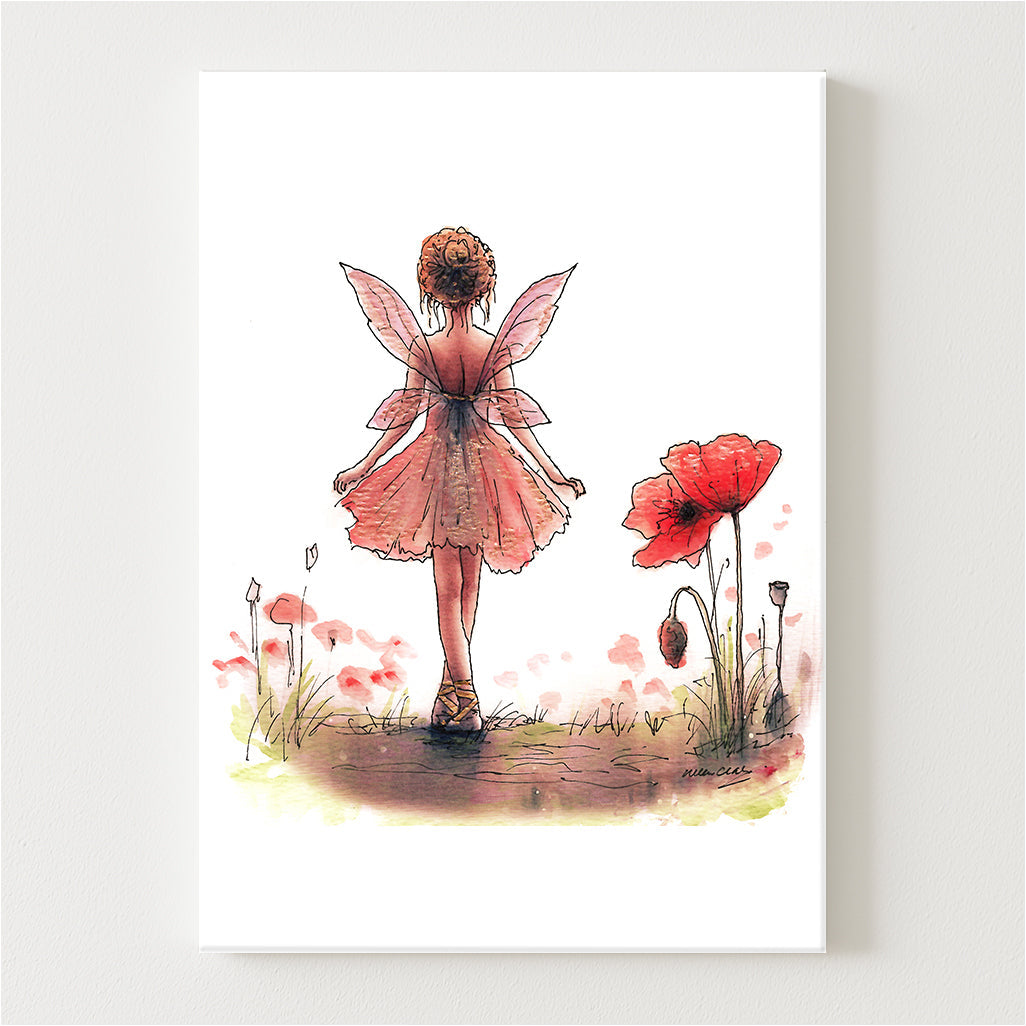 Poppy Fairy Canvas