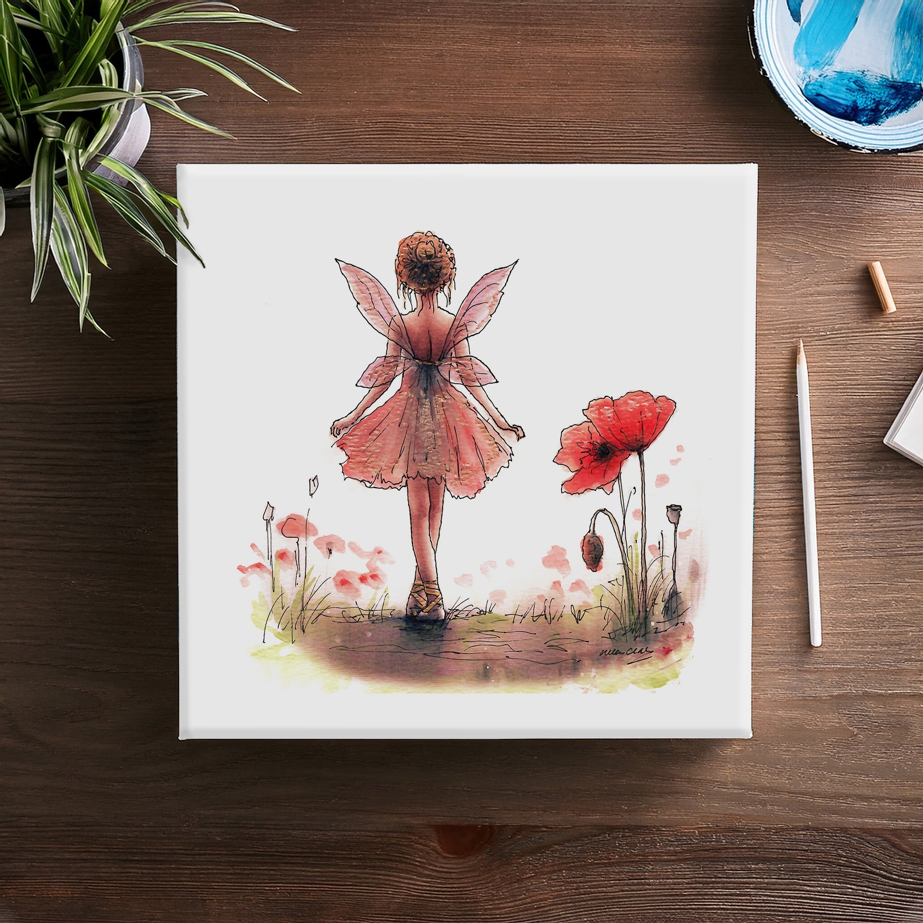 Poppy Fairy Canvas