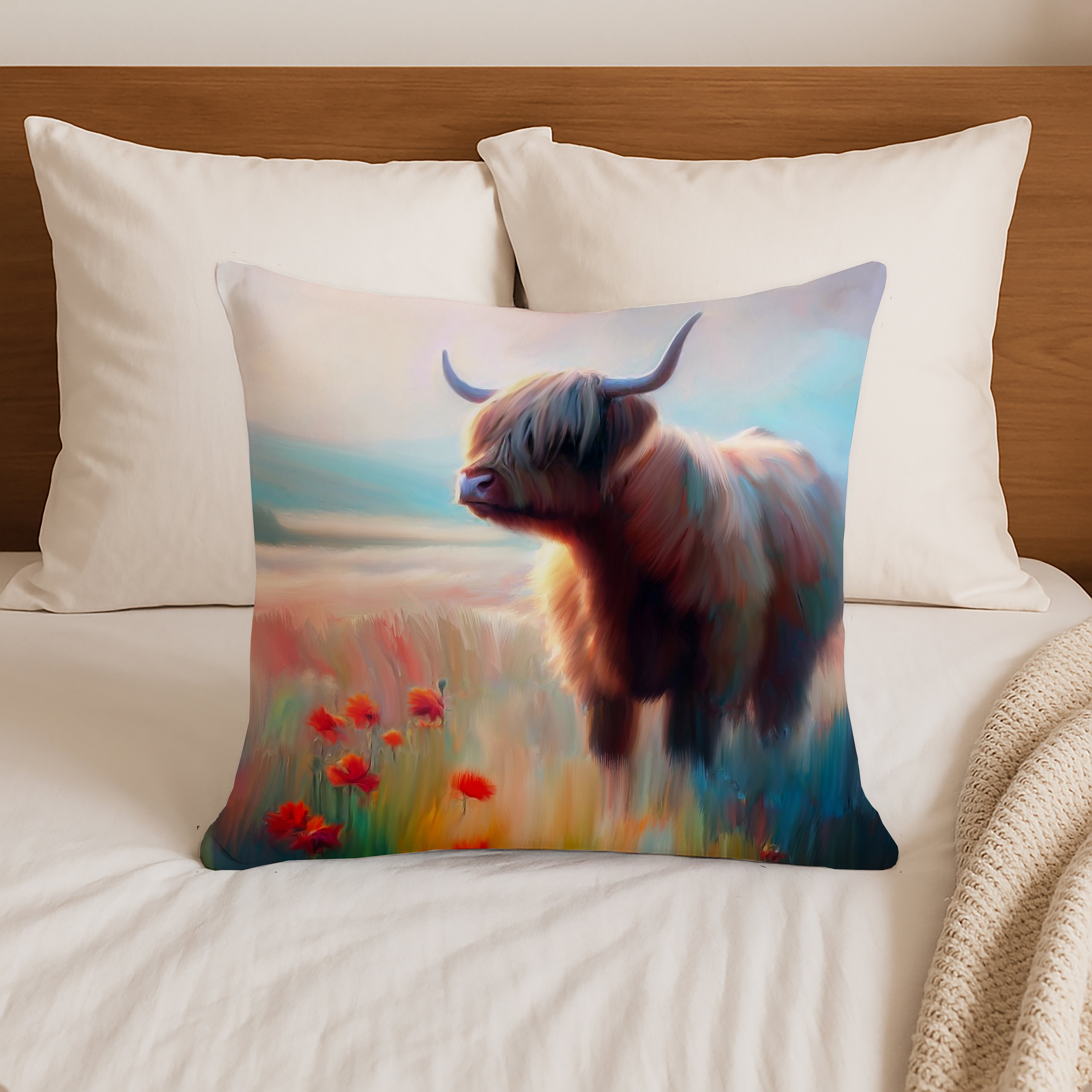 Poppy Meadow Cushion