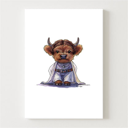 Princess Moo-ia of the Highlands Canvas